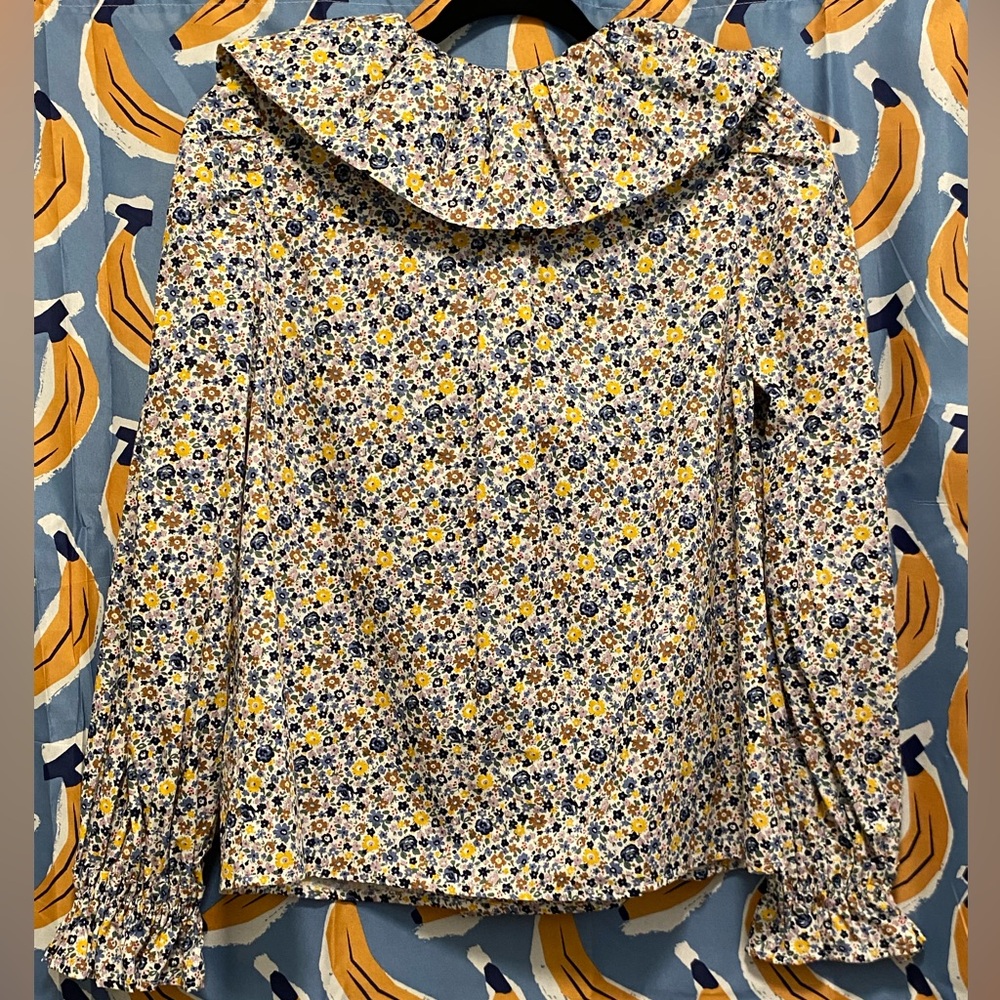 English Factory - Floral Ruffle Blouse - Picture 6 of 6
